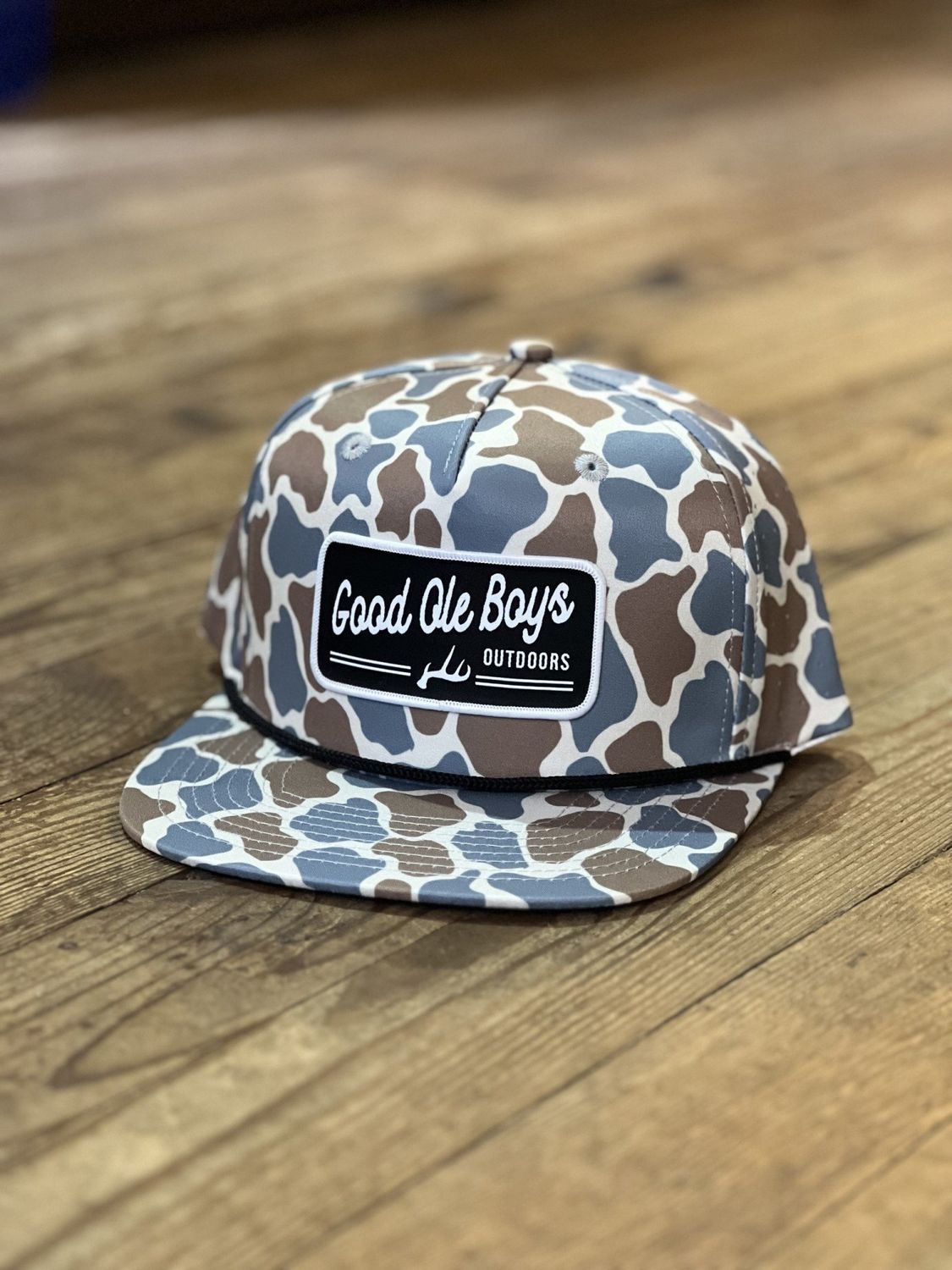 Good Ole Boys Antler Patch Blue Camo Rope Hat