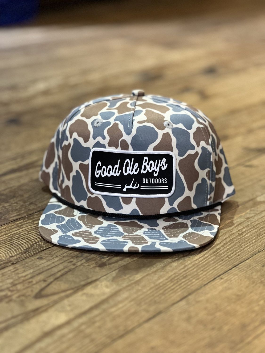 Good Ole Boys Antler Patch Blue Camo Rope Hat