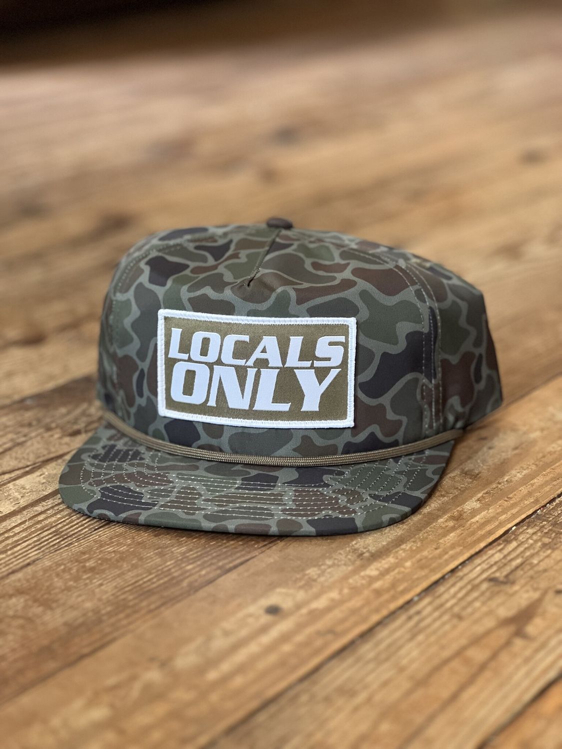Flat Brim Locals Only Patch Hat Localflage