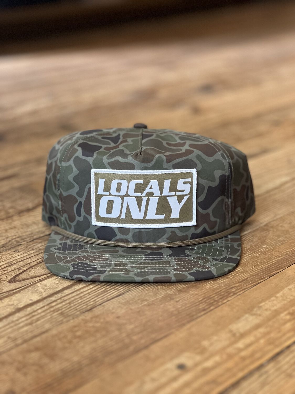 Flat Brim Locals Only Patch Hat Localflage