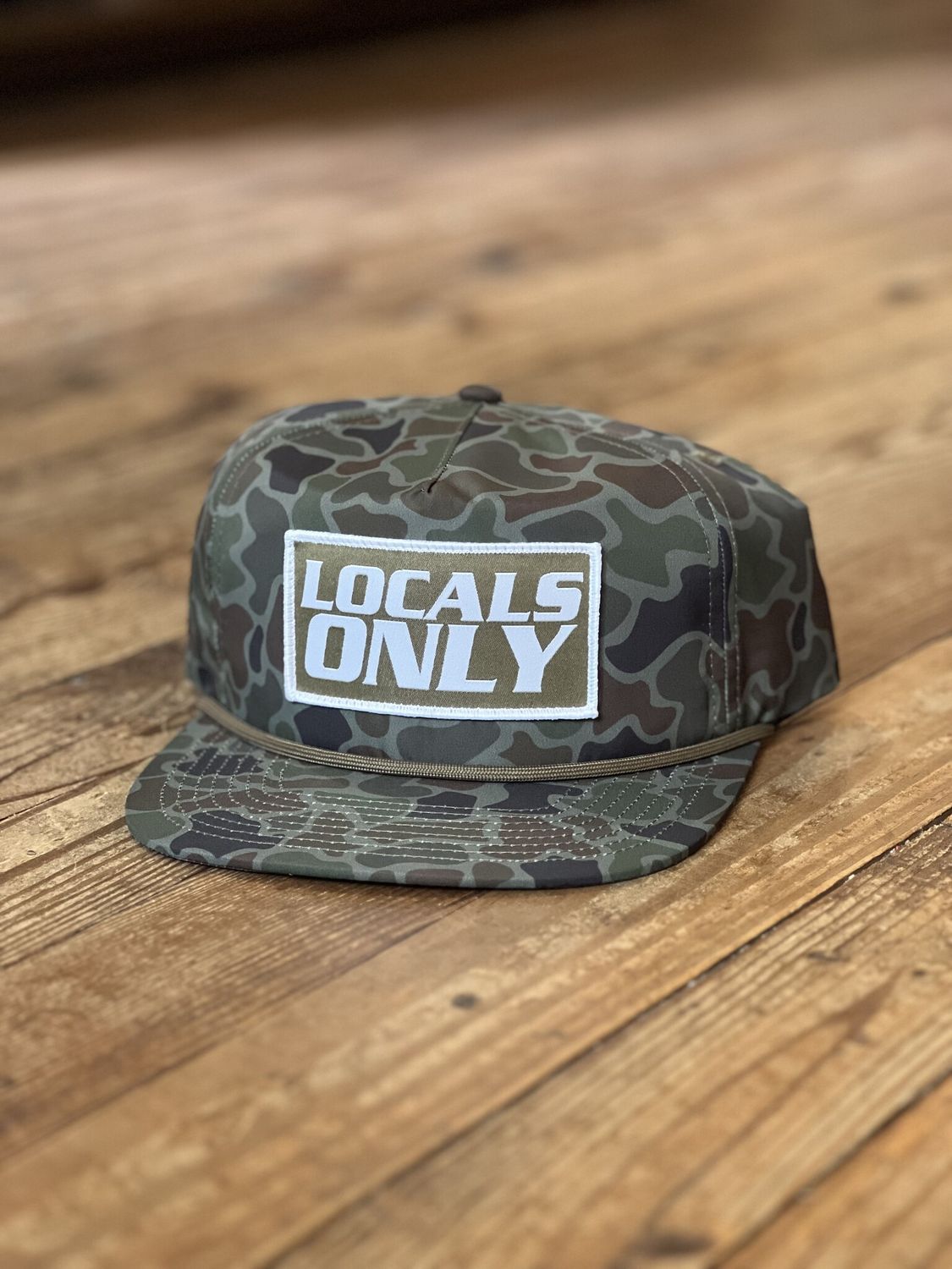 Flat Brim Locals Only Patch Hat Localflage