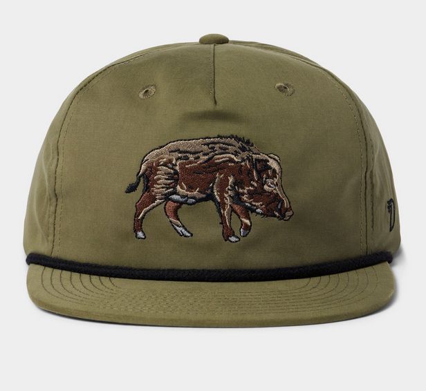 Duck Camp Hog Hat Military Green