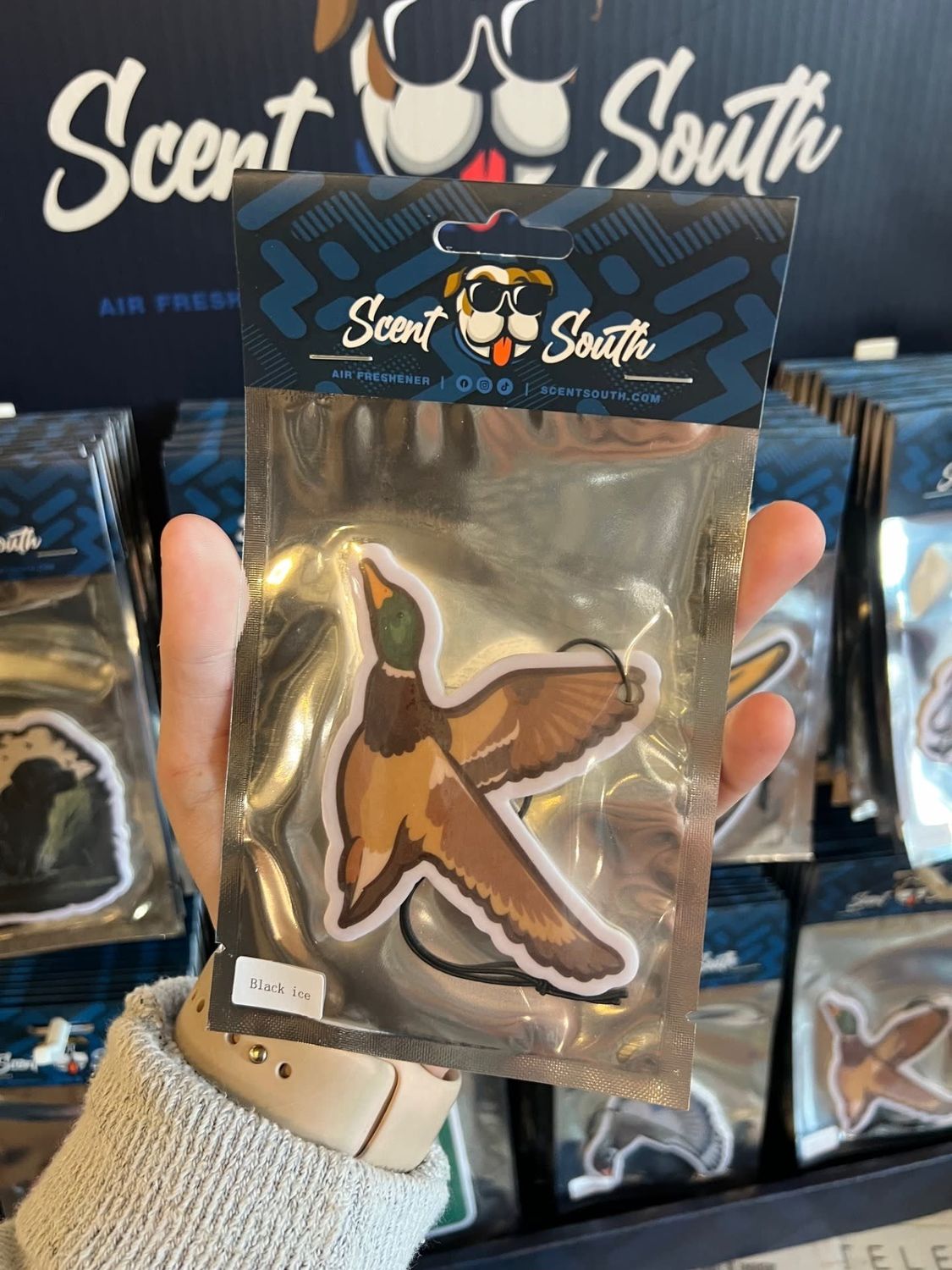 Flying Duck - Black Ice Air Freshener