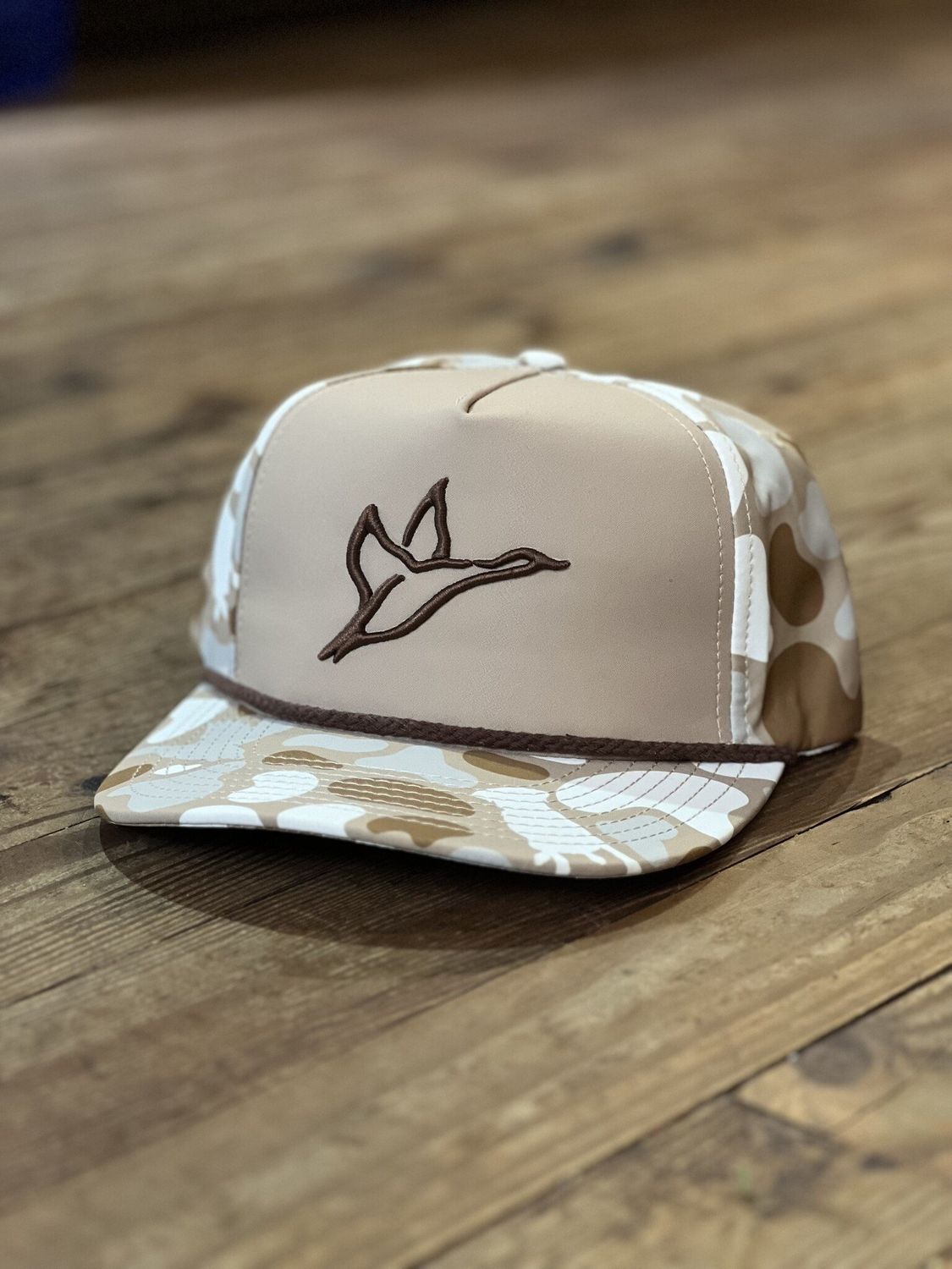 Committed Marsh Grinder Rope Hat Embroidered