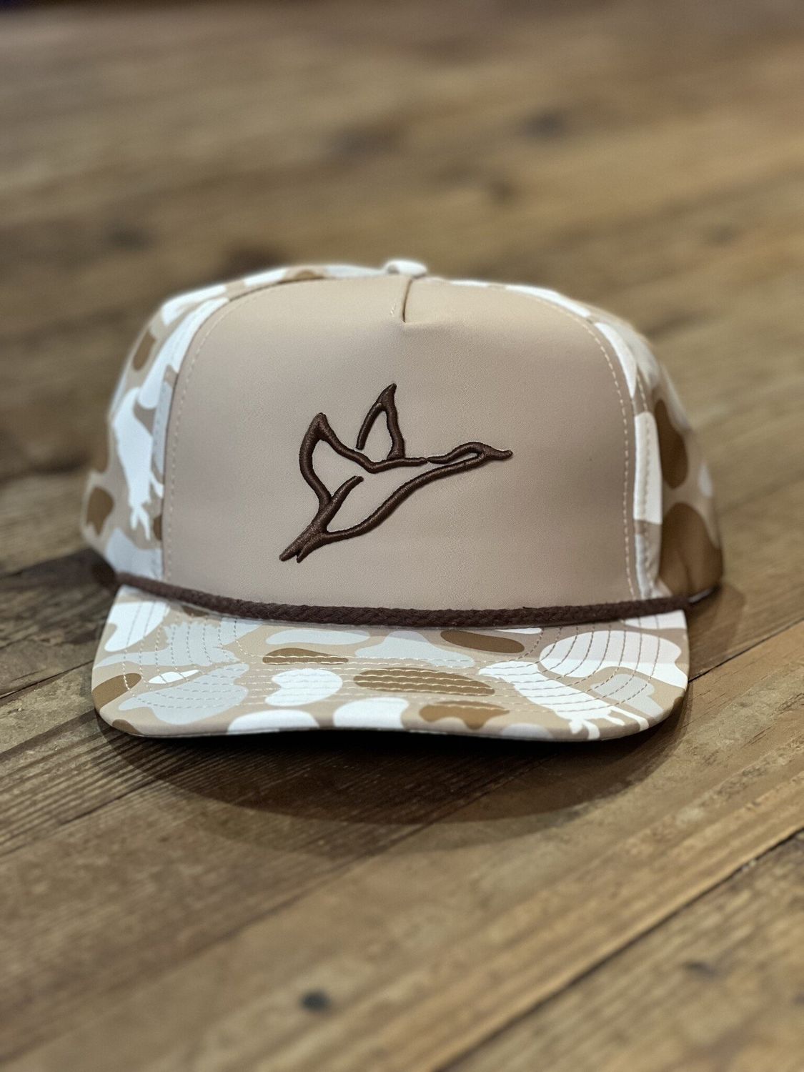 Committed Marsh Grinder Rope Hat Embroidered