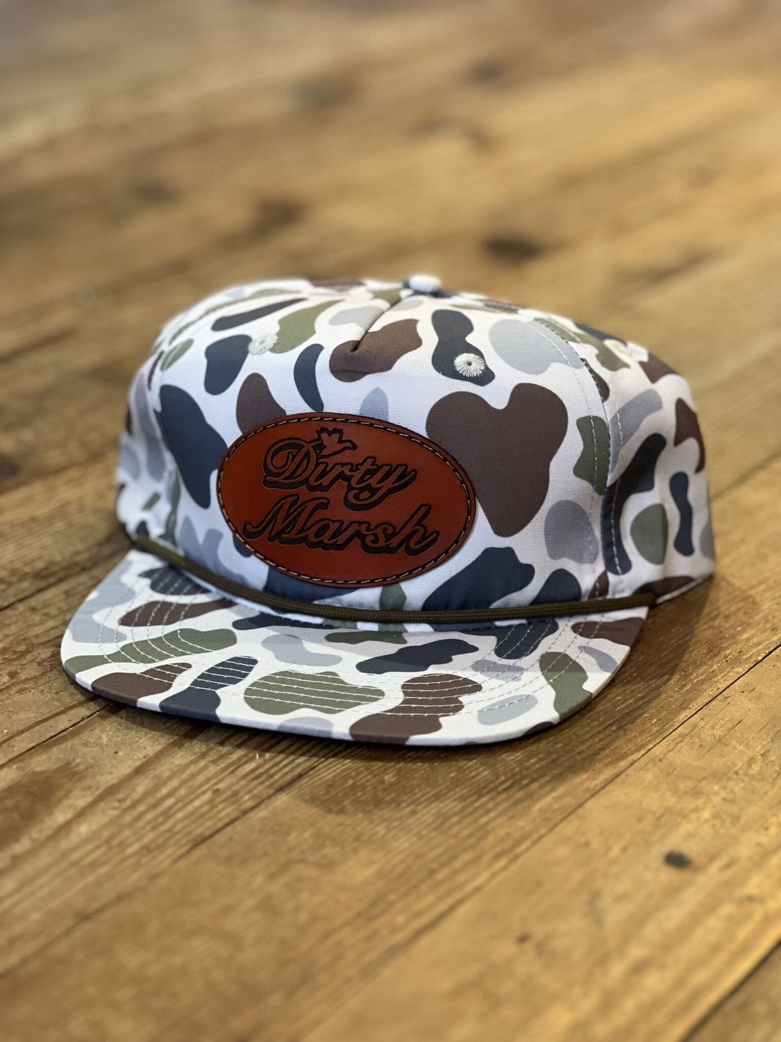 DM Classic Leather Patch Brackish Rope Hat