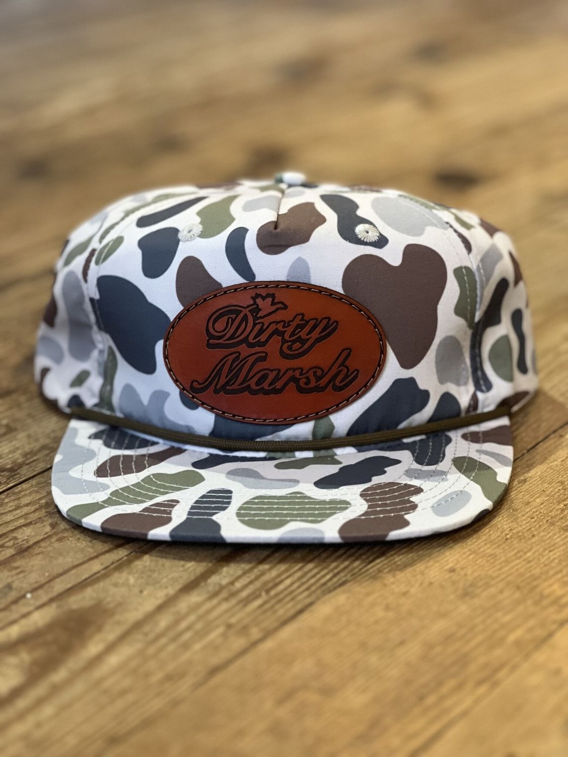 DM Classic Leather Patch Brackish Rope Hat