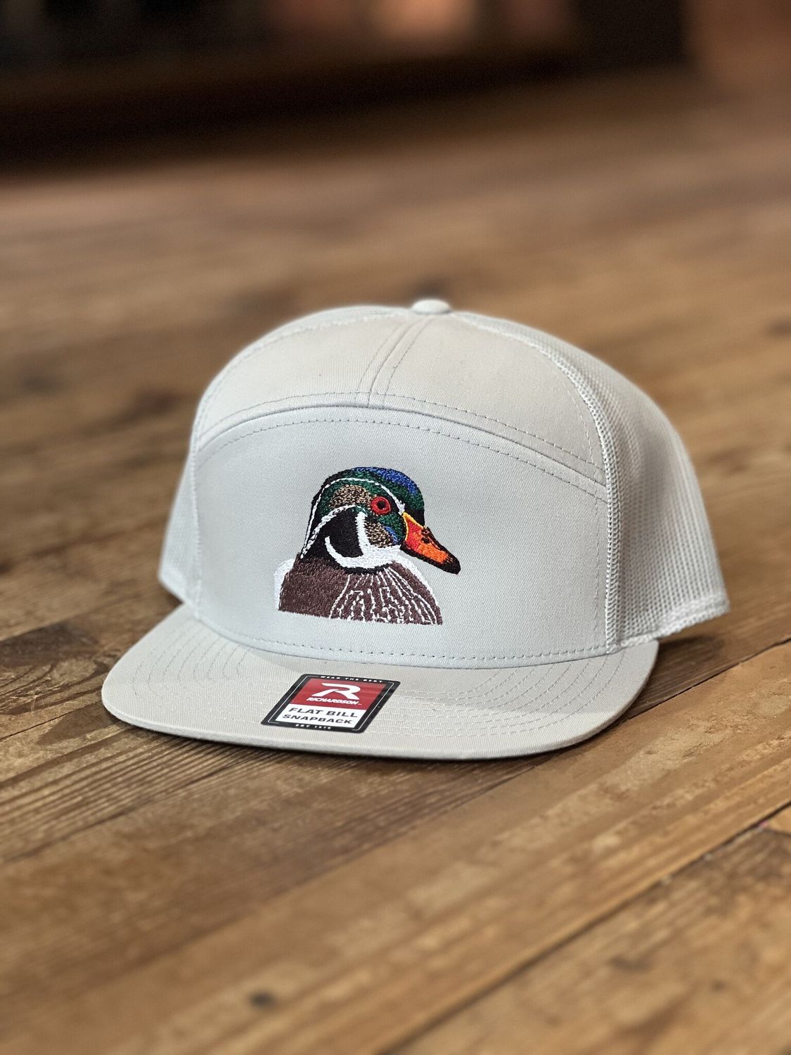 Combat Waterfowl 7 Panel Wood Duck Hat Quarry