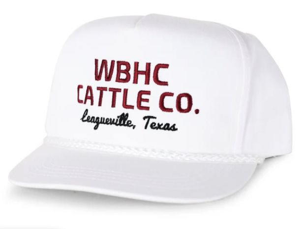 WB Cattleman Rope White Hat