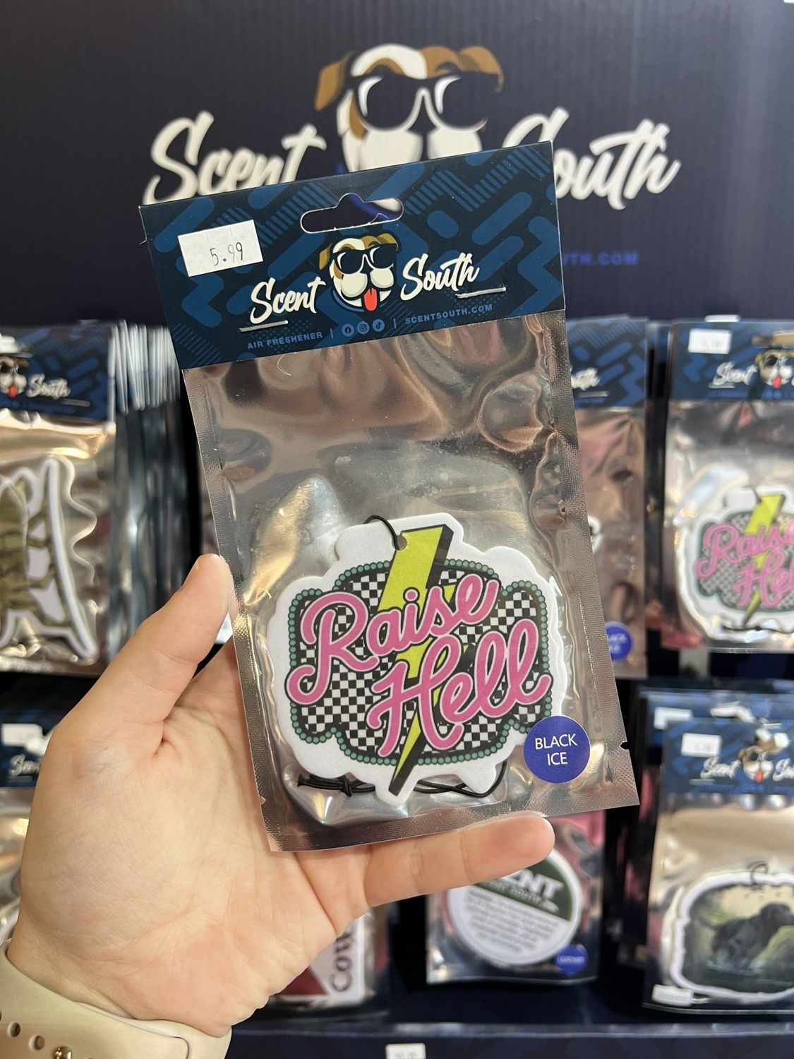 Raise Hell - Black Ice Air Freshener