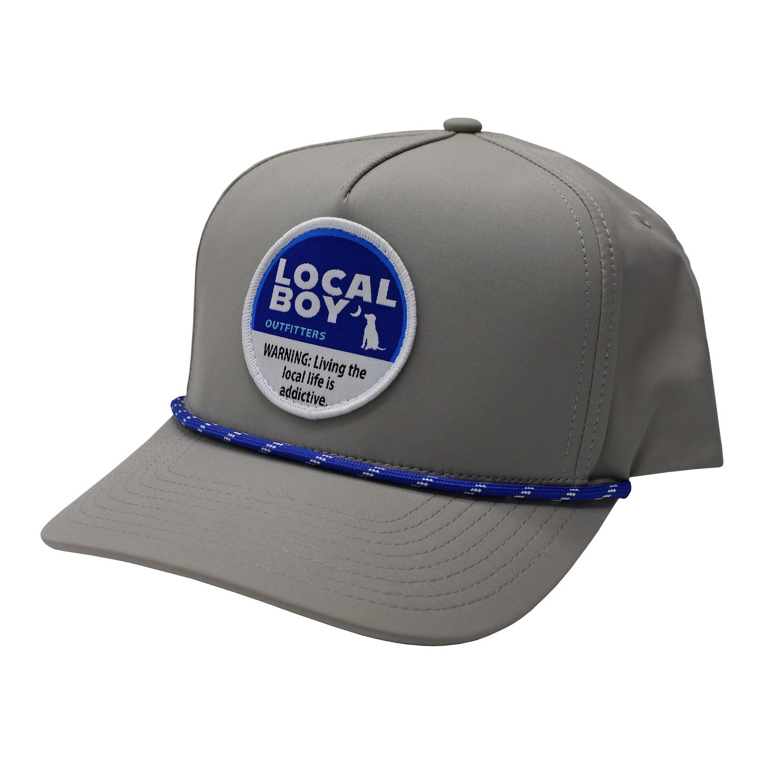 Local Boy Peppermint HC Rope Hat Light Grey