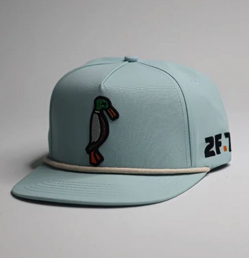 24.7Hunt Teal Duck Rope Hat