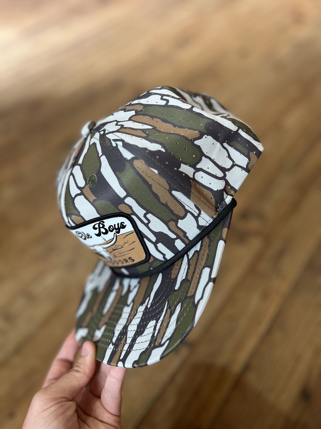 Good Ole Boys Cattle Skull Patch Hat Tree Camo