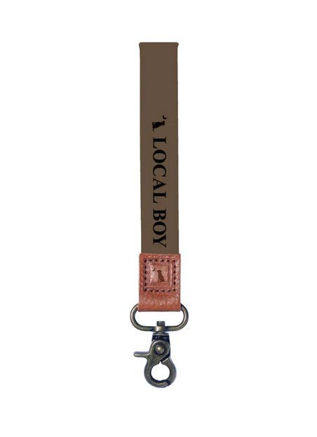 Local Boy Wrist Lanyard Brown