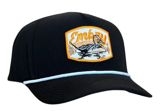 Black "Sprig" Golf Trucker Rope Hat