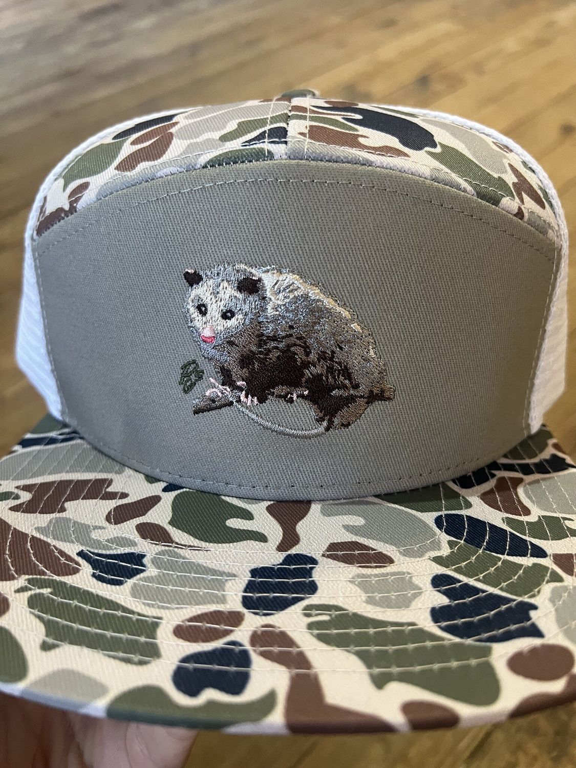 Treed Possum PAPAflage 7 Panel PGS Hat