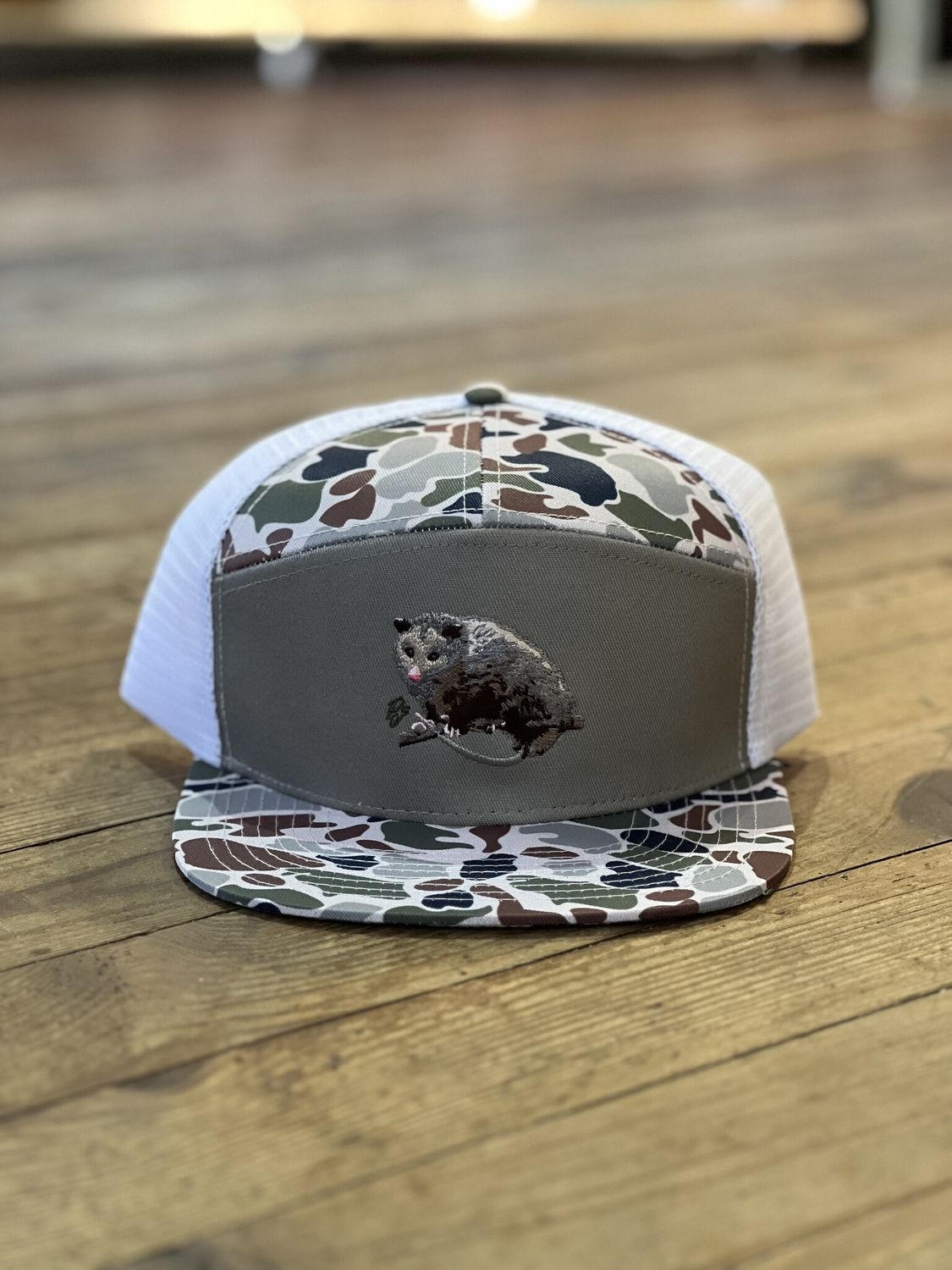 Treed Possum PAPAflage 7 Panel PGS Hat