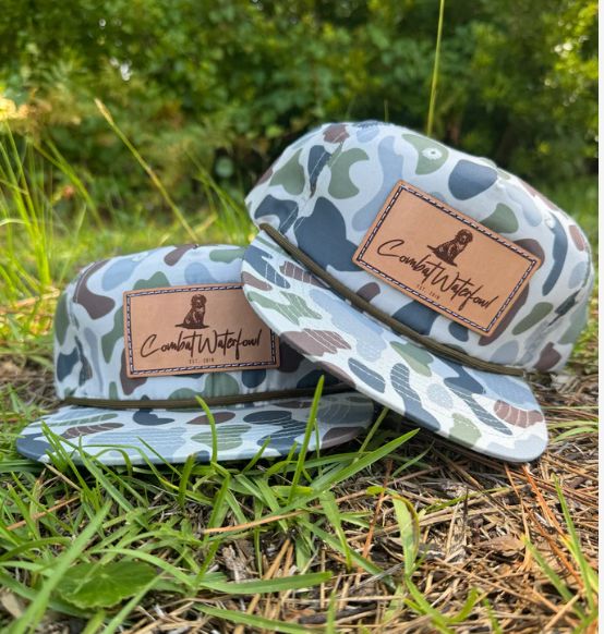 Combat Waterfowl Goat Rope Hat Olds Cool Brackish Lab Patch