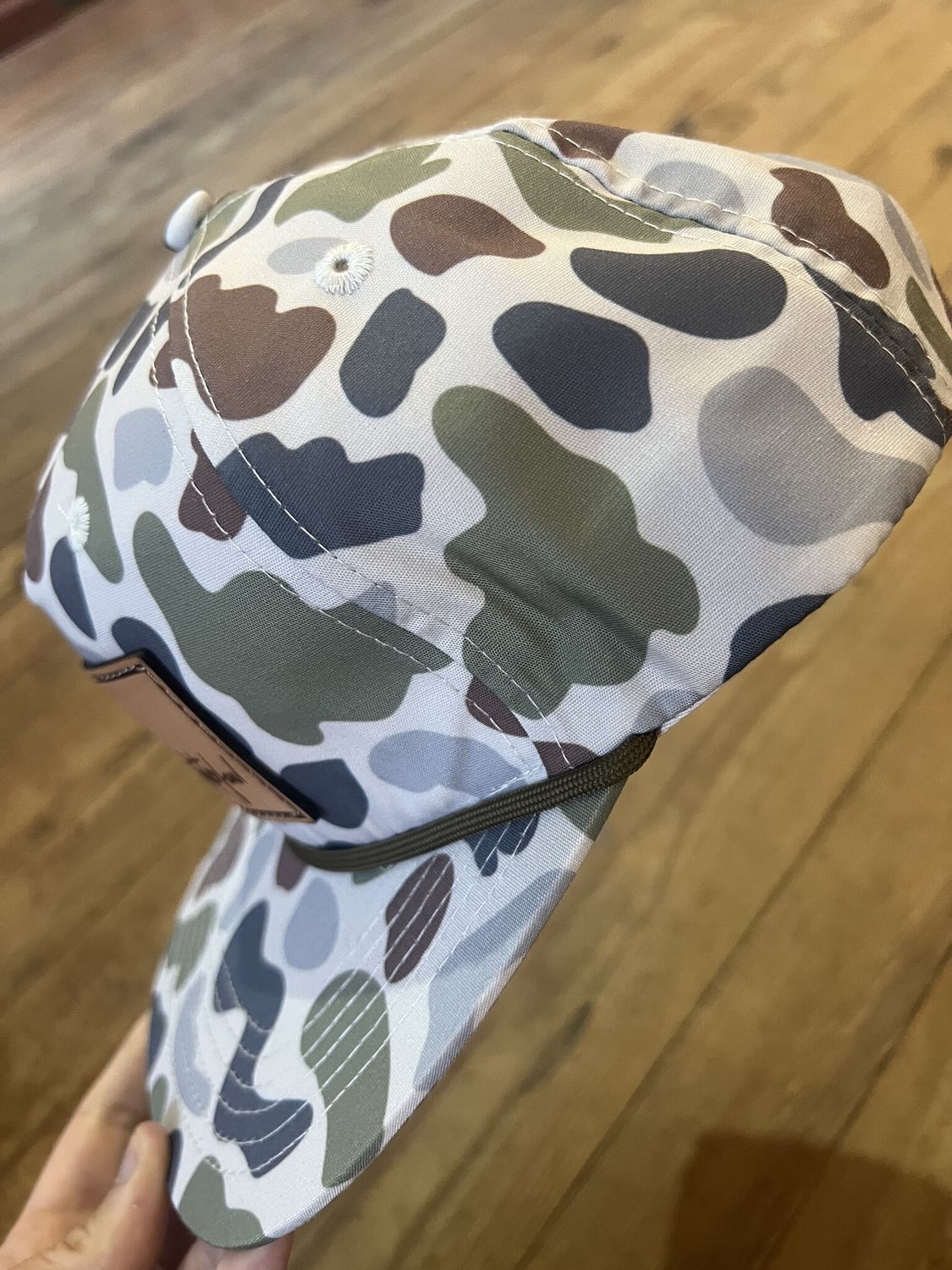 Combat Waterfowl Goat Rope Hat Olds Cool Brackish Lab Patch