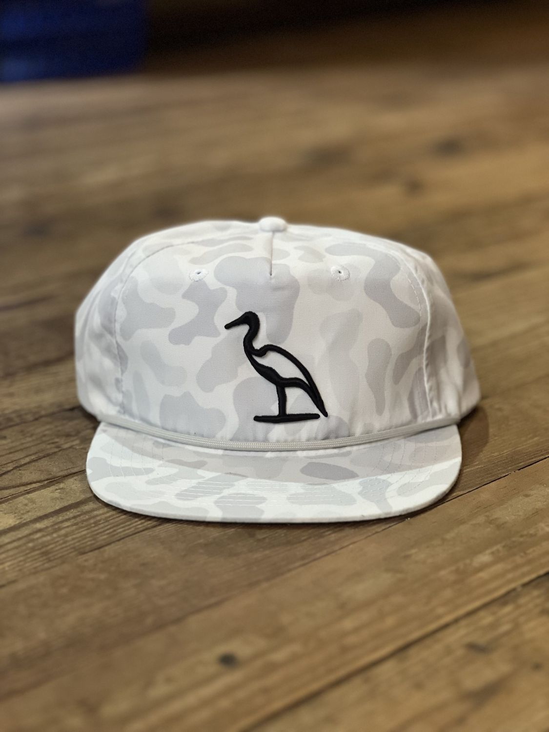 DM Heron Embroidered Sneaux Rope Hat