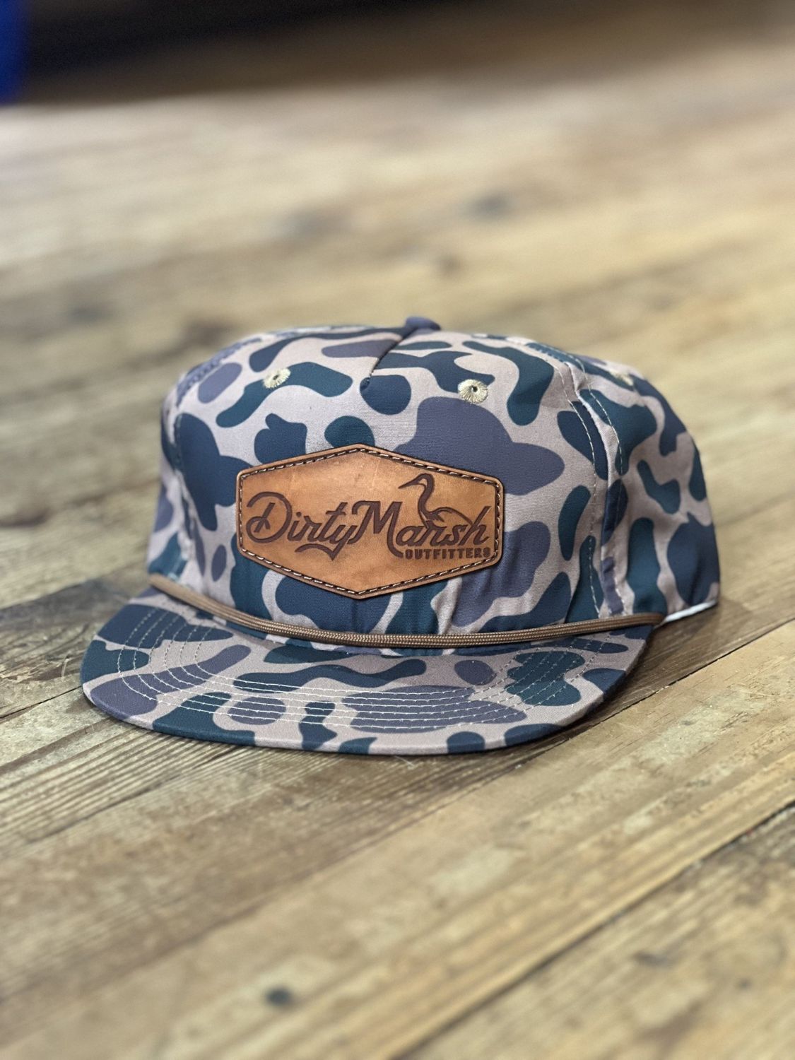 DM Shoreline Leather Patch Delta Rope Hat