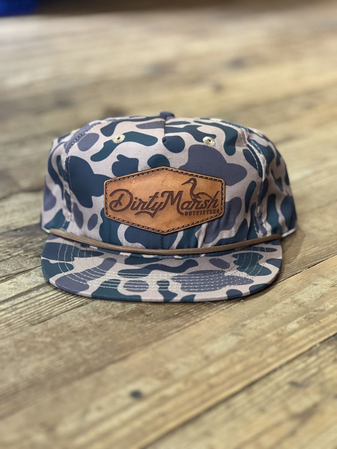 DM Shoreline Leather Patch Delta Rope Hat