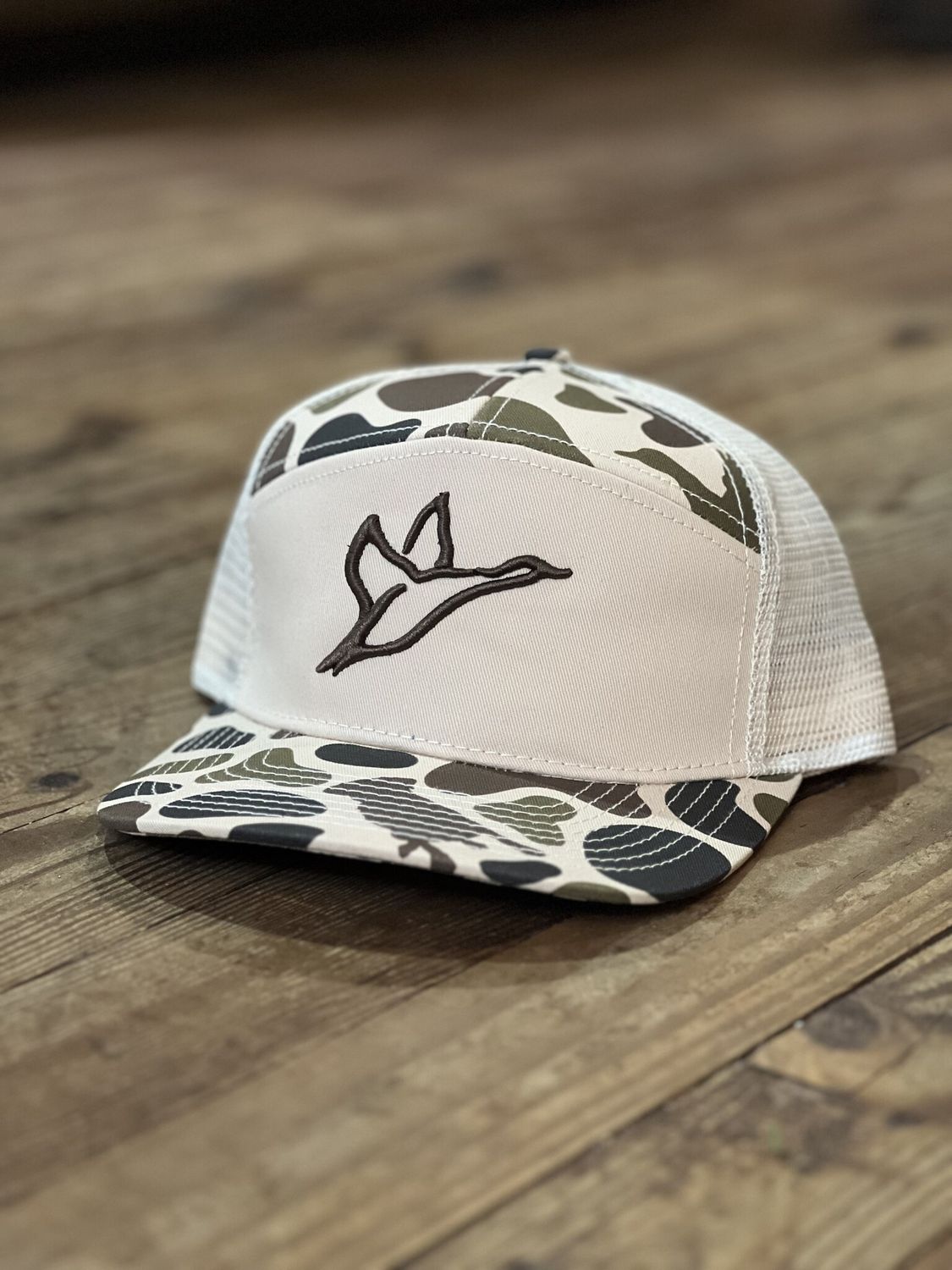 Committed Wheat Stubble Hat Embroidered