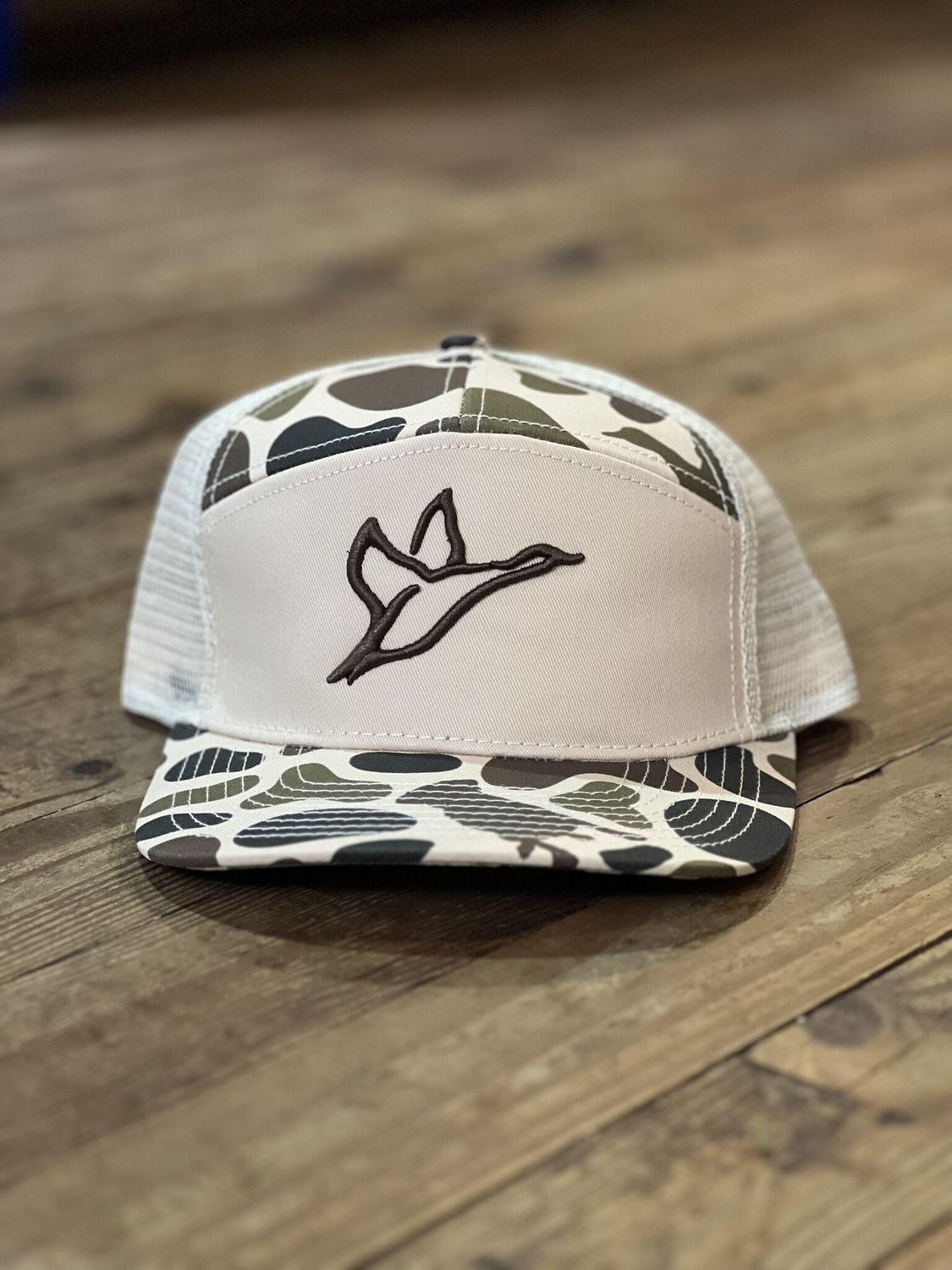 Committed Wheat Stubble Hat Embroidered