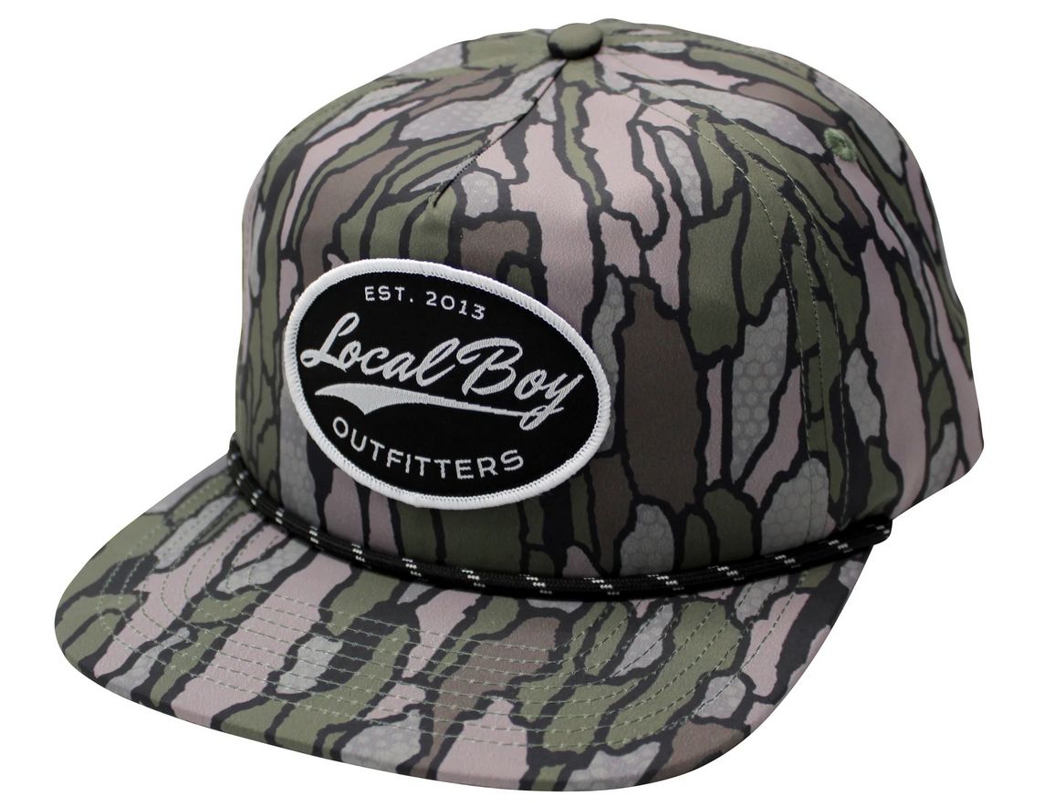 Local Boy Flat Brim Vintage Label Patch Hat