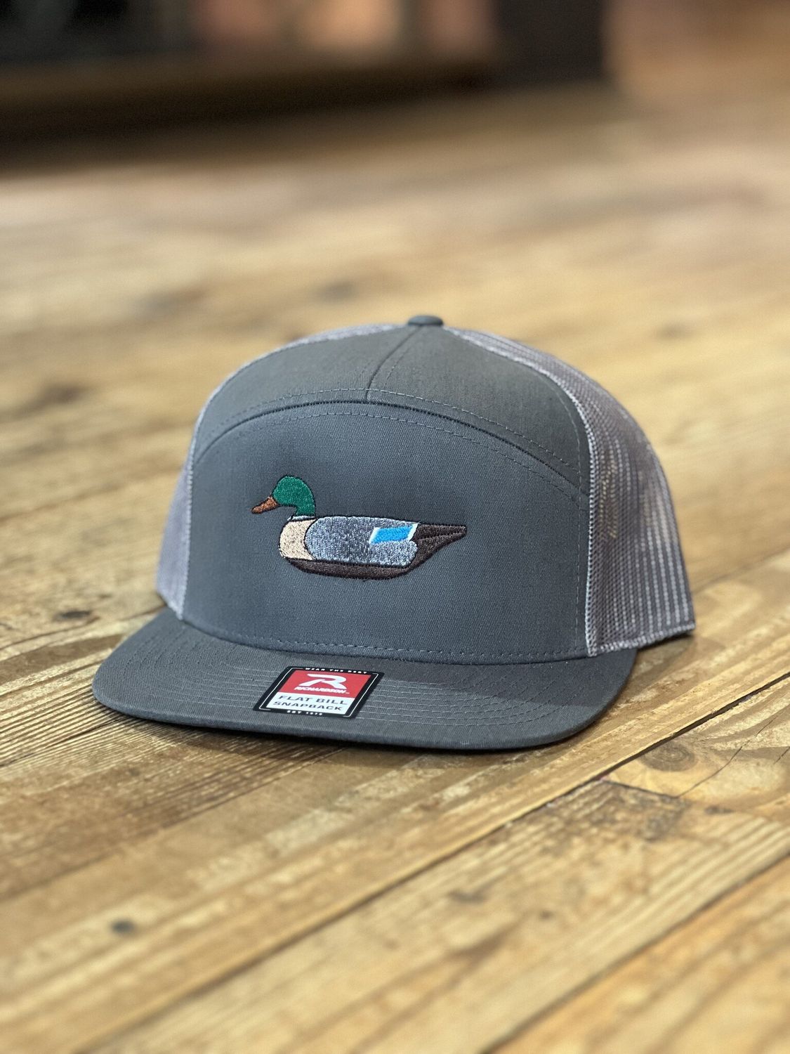 Combat Waterfowl 7 Panel Decoy Hat Charcoal