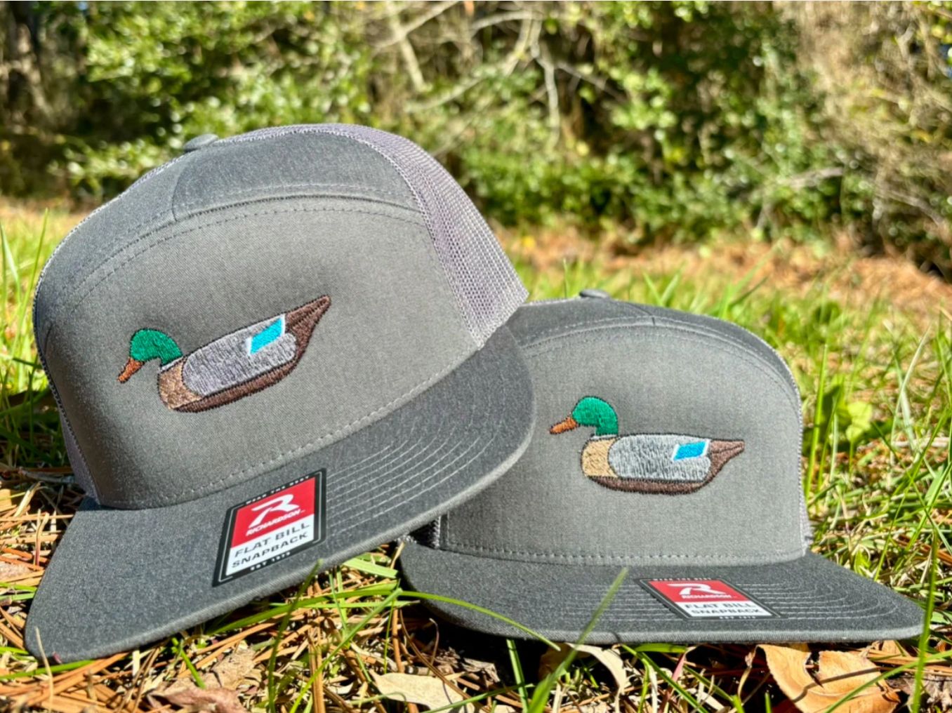 Combat Waterfowl 7 Panel Decoy Hat Charcoal