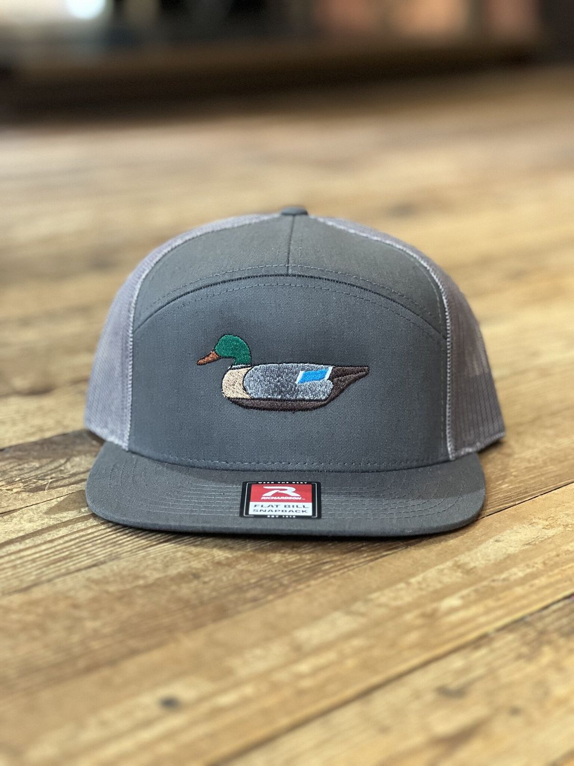 Combat Waterfowl 7 Panel Decoy Hat Charcoal