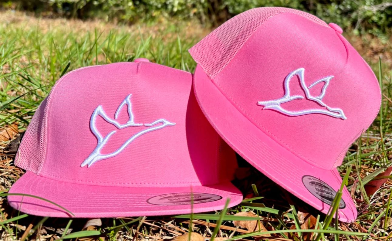 Combat Waterfowl Pink Trucker Hat