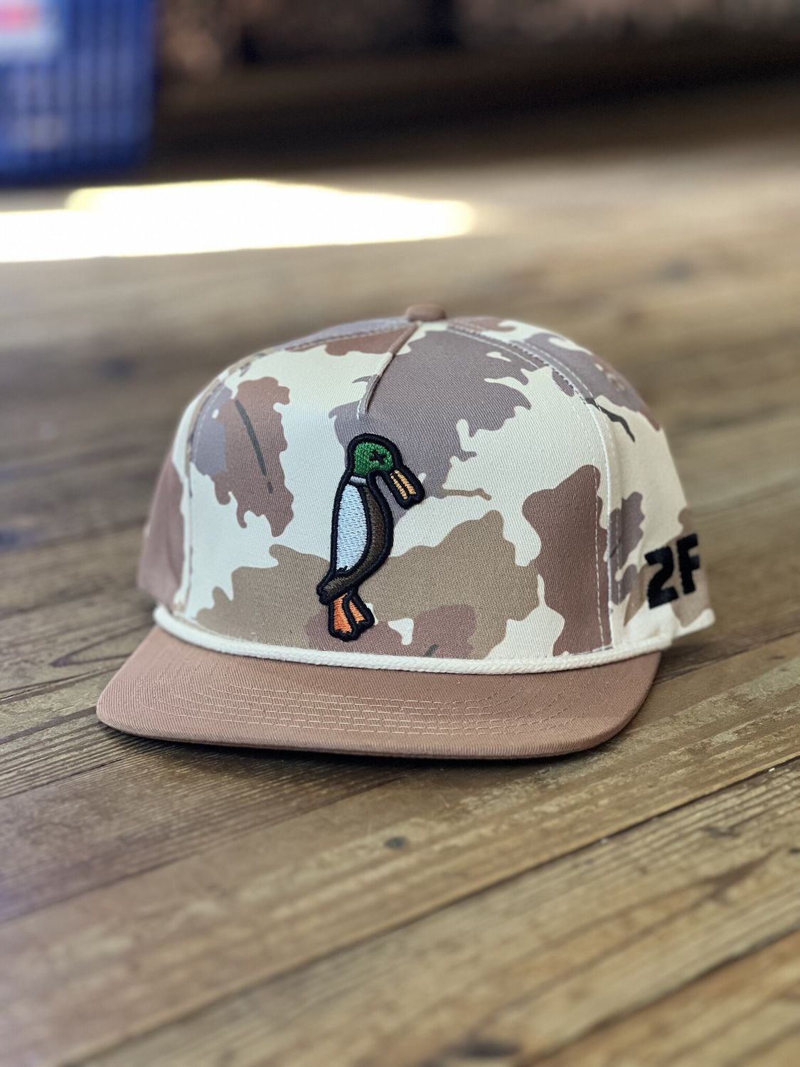 24.7Hunt Brown Leaf Rope Hat