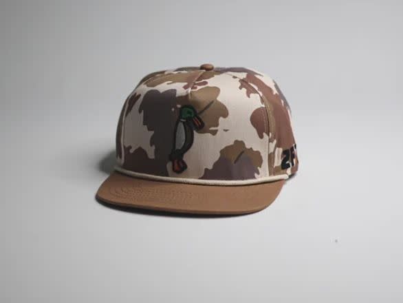 24.7Hunt Brown Leaf Rope Hat