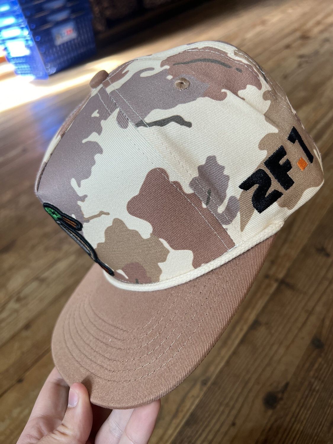 24.7Hunt Brown Leaf Rope Hat