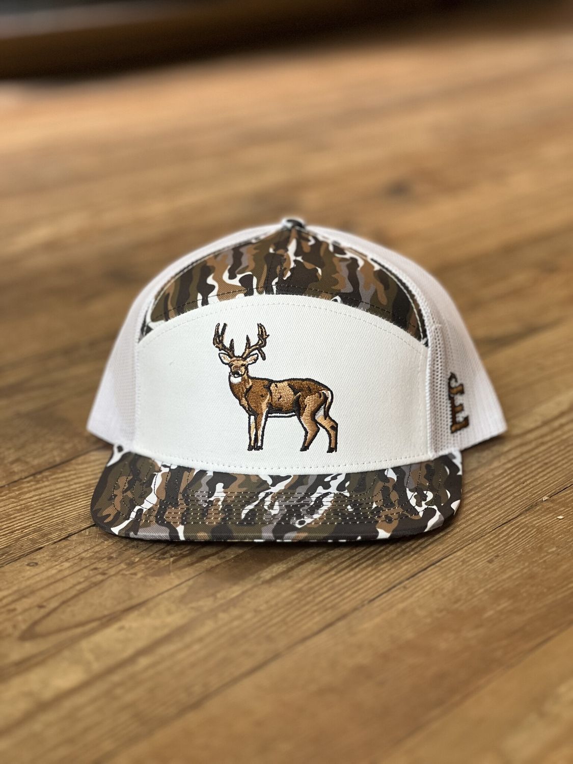 White Ranch 7 Panel "Buck" Hat