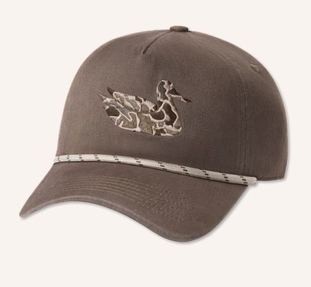 Ensenada Rope Hat Camo Duck Stone Brown