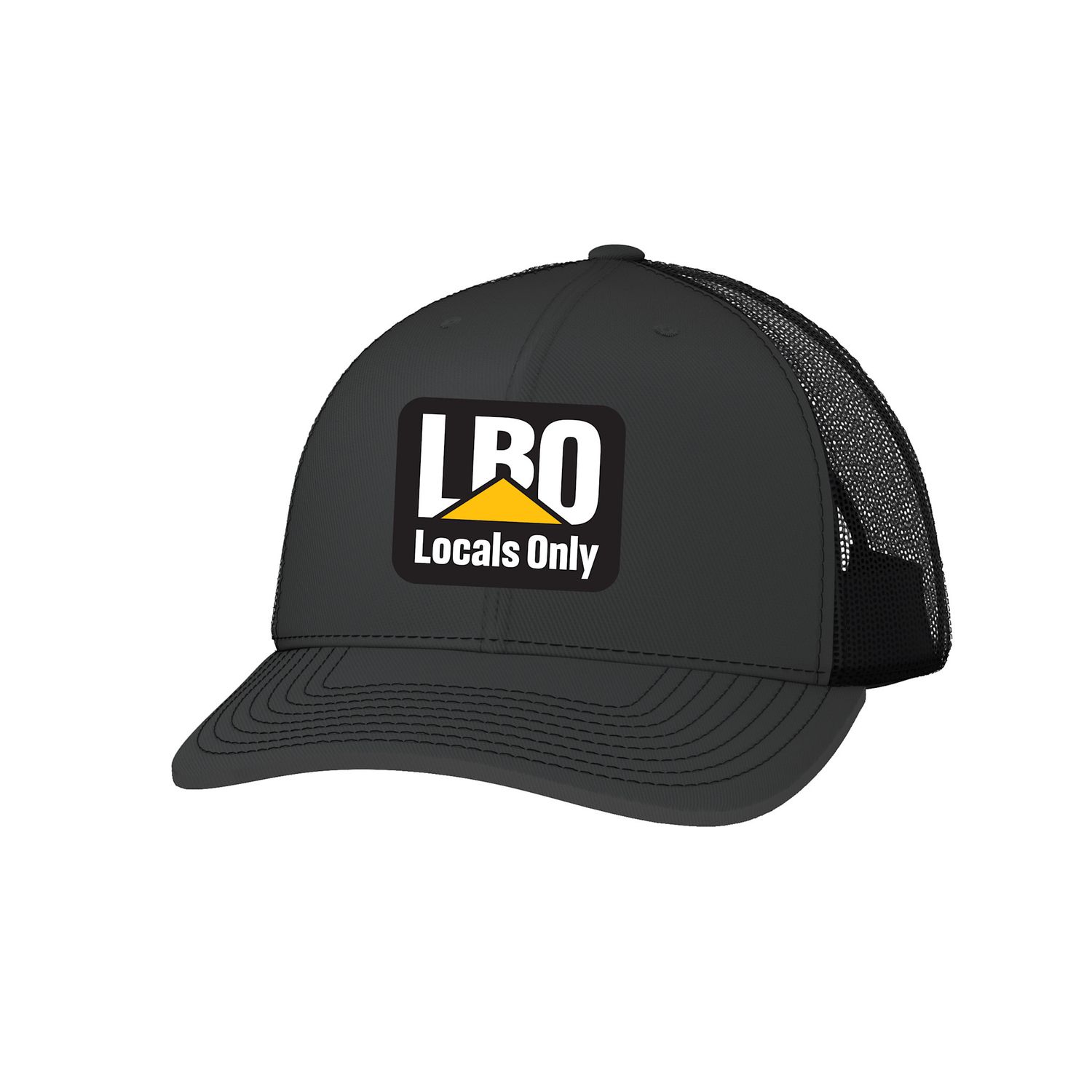 Local Boy Heavy Machinery Trucker Hat Charcoal/Black