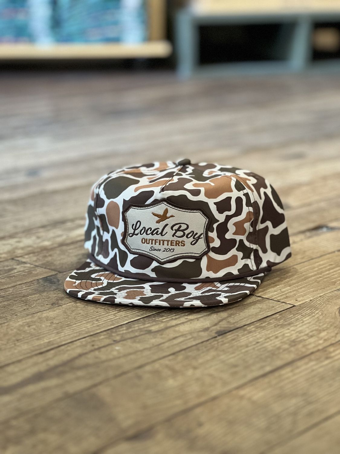 Local Boy Duck Buckle LP Rope Hat Localflage Vintage