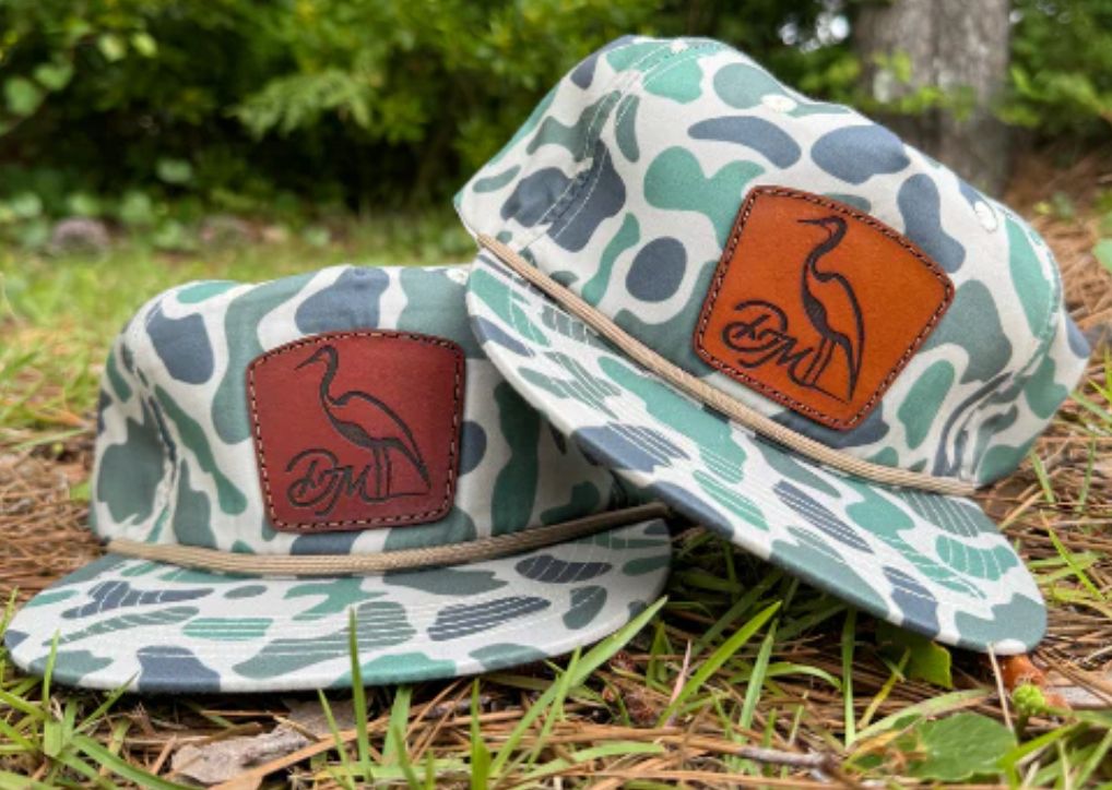 DM Backshore Leather Patch Hat Marsh