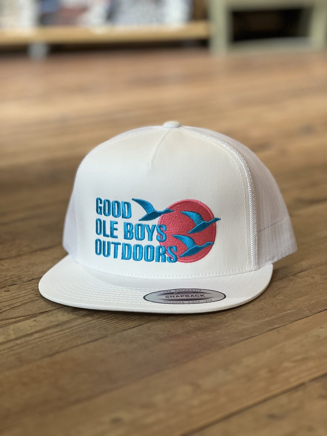 Good Ole Boys Sun Birds Hat White