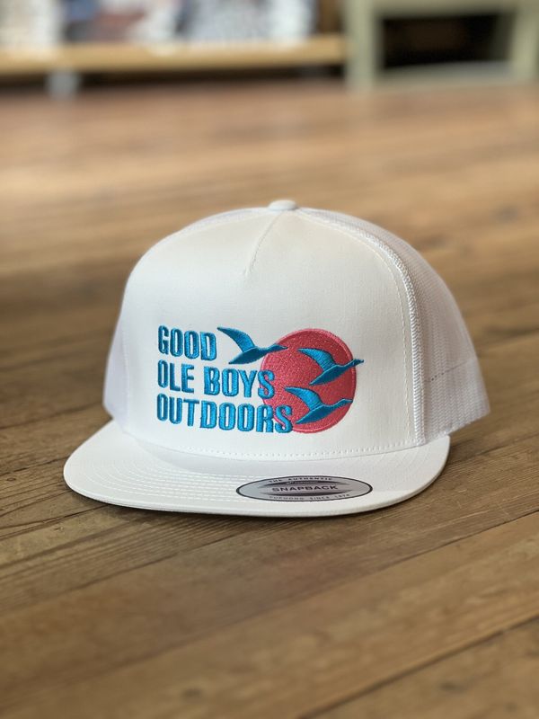 Good Ole Boys Sun Birds Hat White