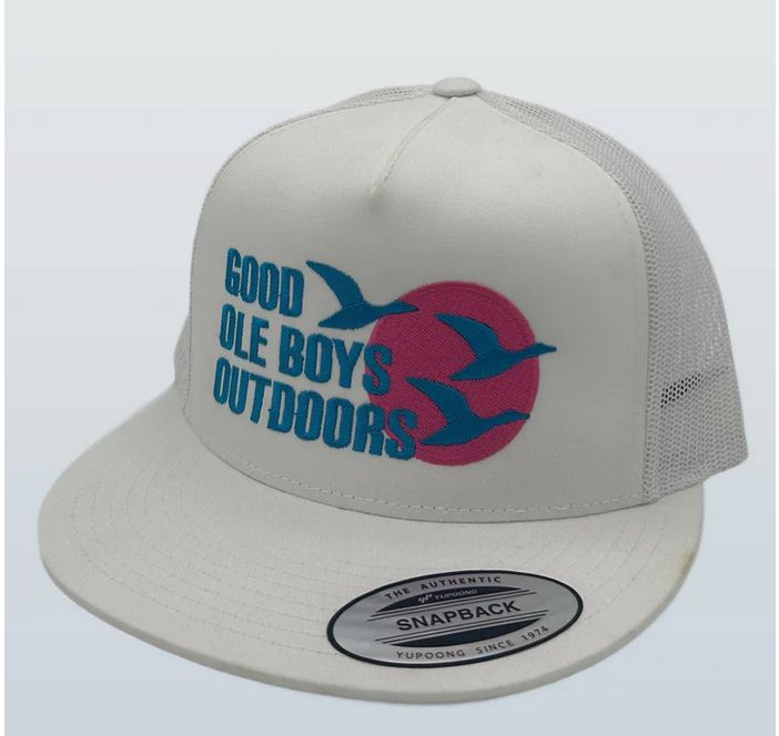 Good Ole Boys Sun Birds Hat White