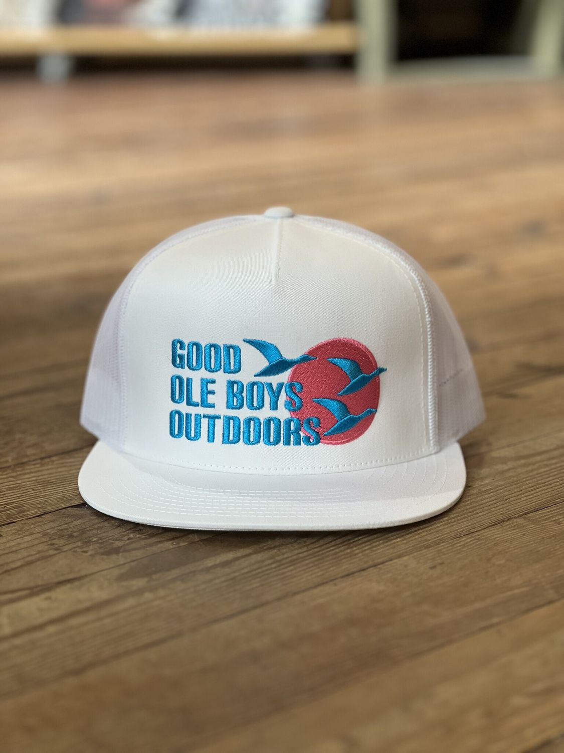 Good Ole Boys Sun Birds Hat White