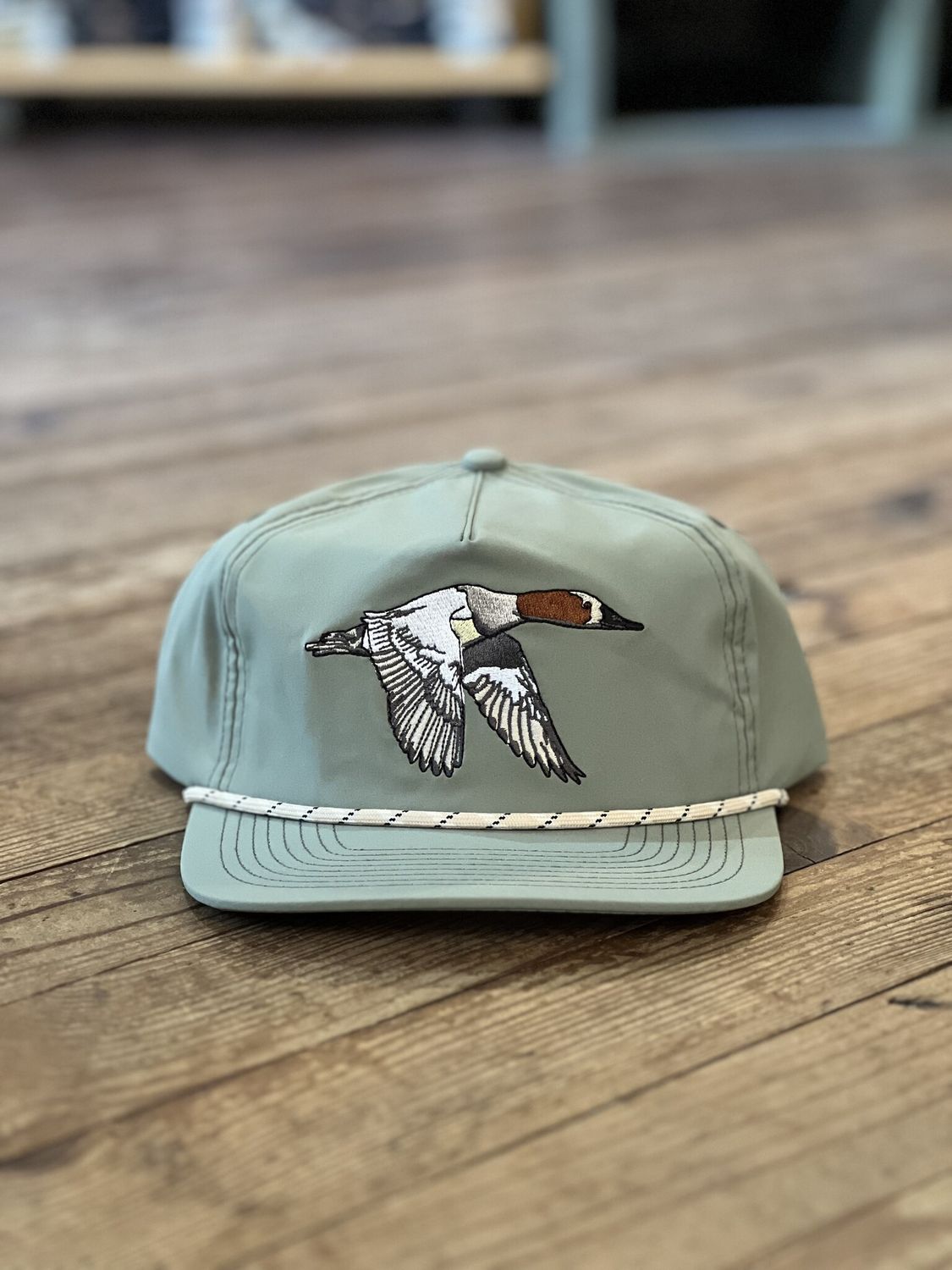 Local Boy Canvas Back Flat Brim Hat Olive