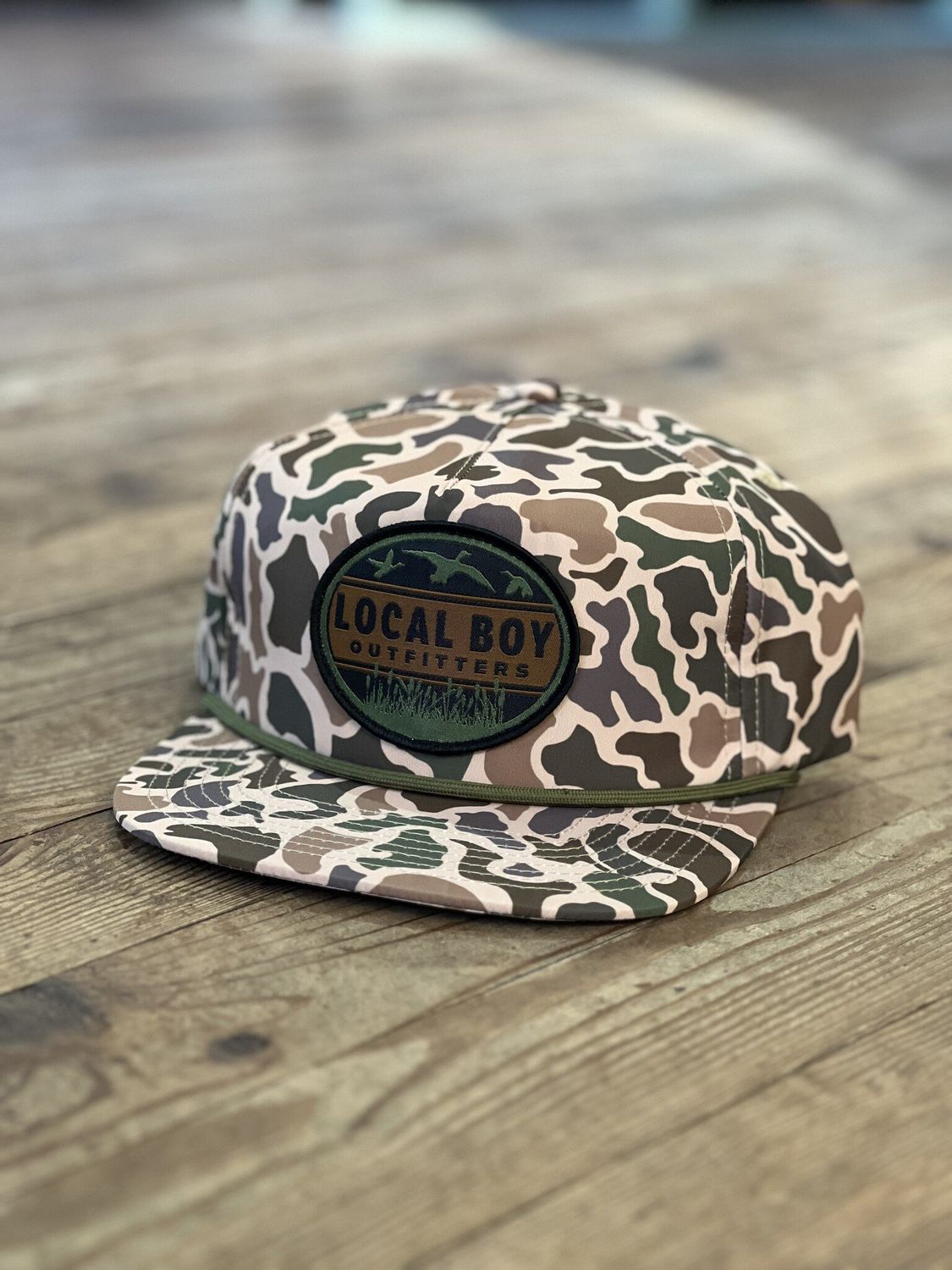 Local Boy Duck Badge Flat Brim Hat OSC