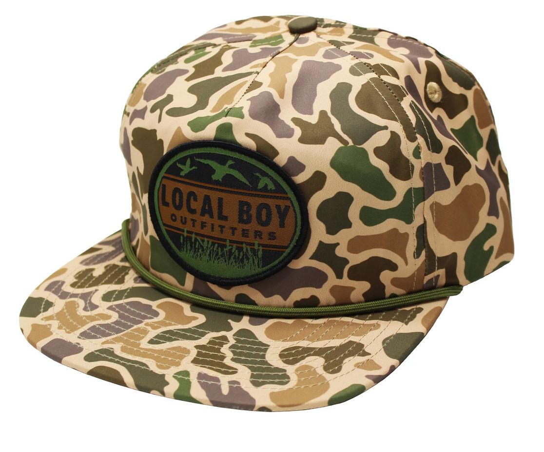 Local Boy Duck Badge Flat Brim Hat OSC