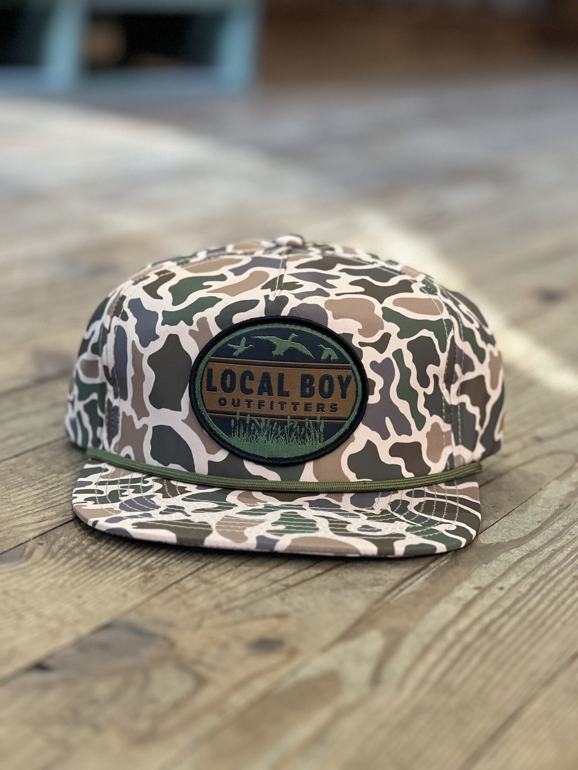 Local Boy Duck Badge Flat Brim Hat OSC