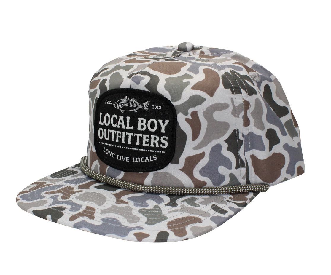 Local Boy Tackle Shop Flat Brim Hat Localflage